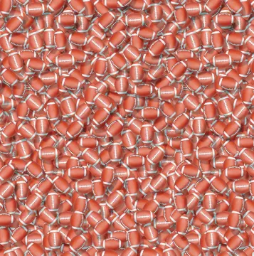 Footballs 12x12, 15 sheets