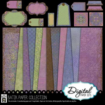 Batik Digital Scrapbooking Collection