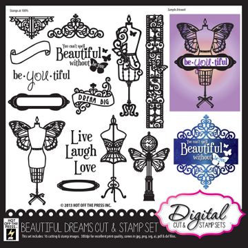 Beautiful Dreams Cut & Stamp Set