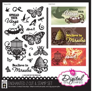 Enchanted 2 Digital Cut & Stamp Set