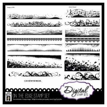 On the Edge Digital Stamps