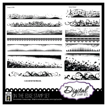 On the Edge Digital Stamps