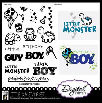 Little Guy Digital Stamp Set