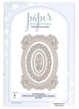 Fabulous Oval Embossing Frames Die set by Paper Discovery - OOPS!