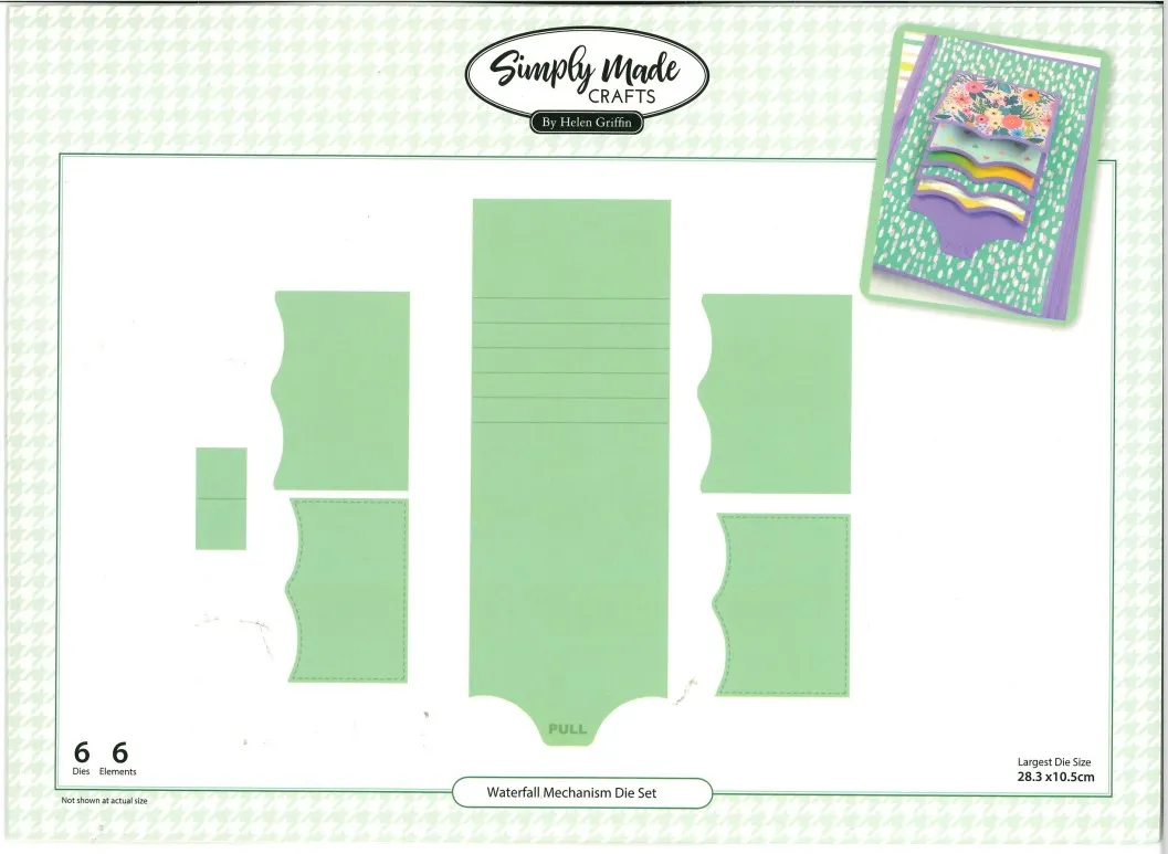 Waterfall Mechanism Die Set Moving Pages by Simply Made Crafts