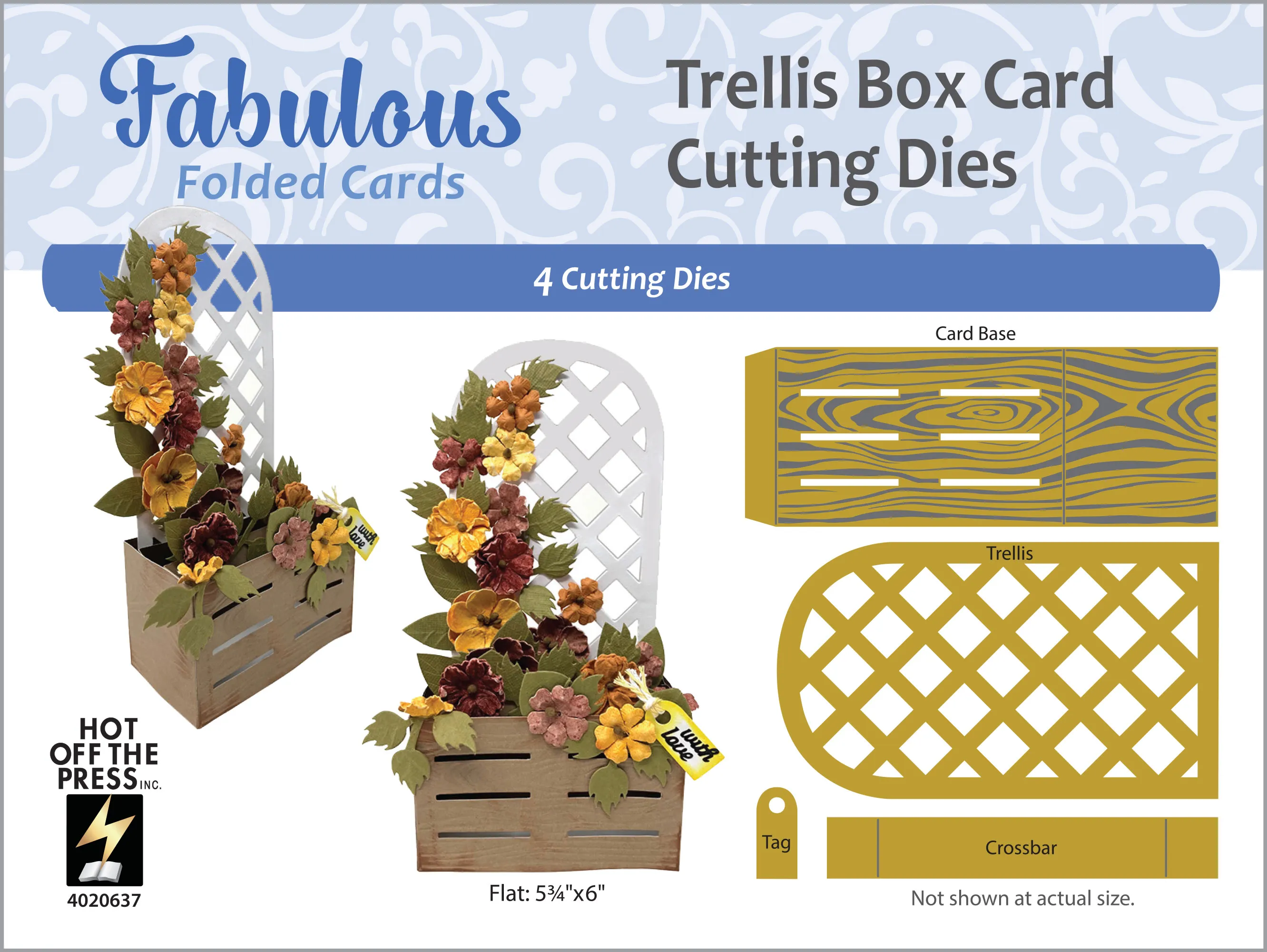 Trellis Box Card Dies by Fabulous Folded