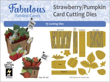 Strawberry/Pumpkin Box Card Dies by Fabulous Folded