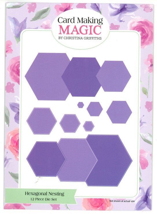 Hexagonal Nesting Elements Die Set, Hexagon Explosion by Card Making Magic