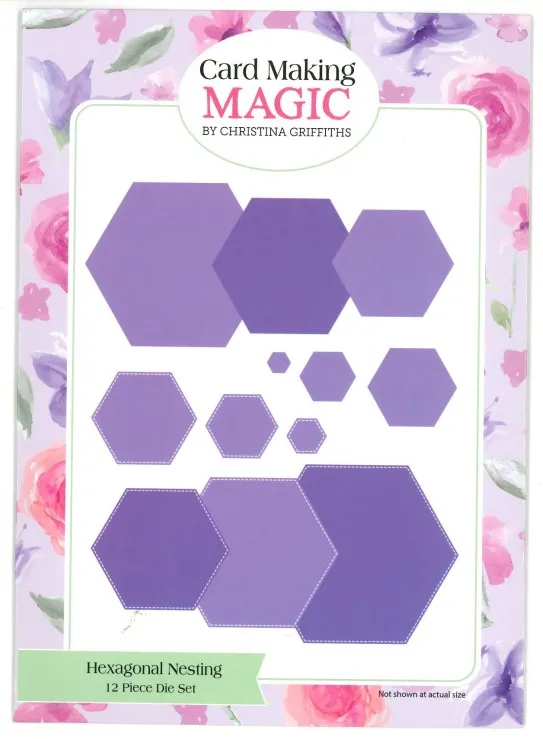 Hexagonal Nesting Elements Die Set, Hexagon Explosion by Card Making Magic