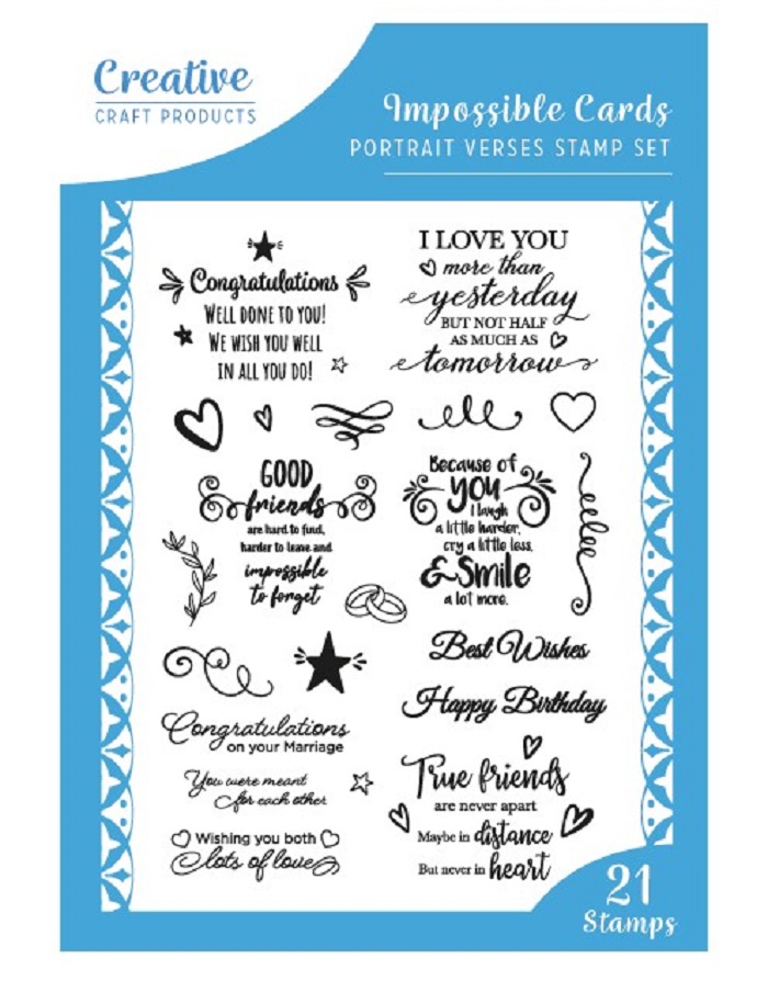 Verses Impossible Cards A5 Stamps