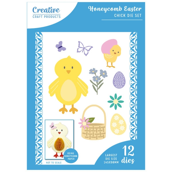 Chick Die Set Honeycomb Easter by Creative Craft Products