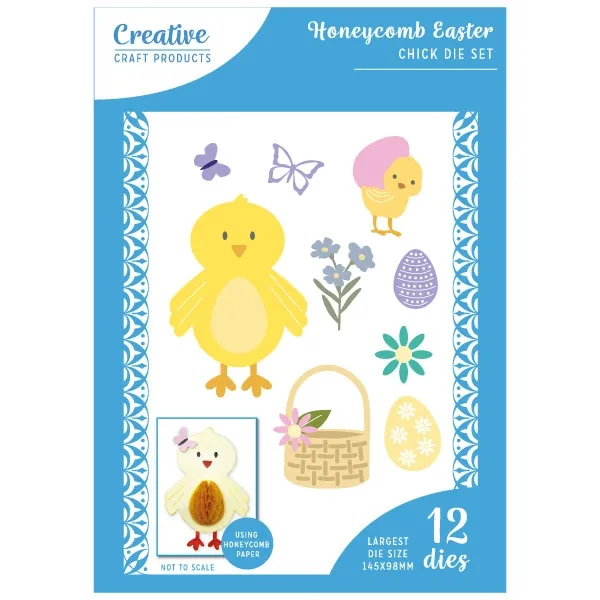 Chick Die Set Honeycomb Easter by Creative Craft Products
