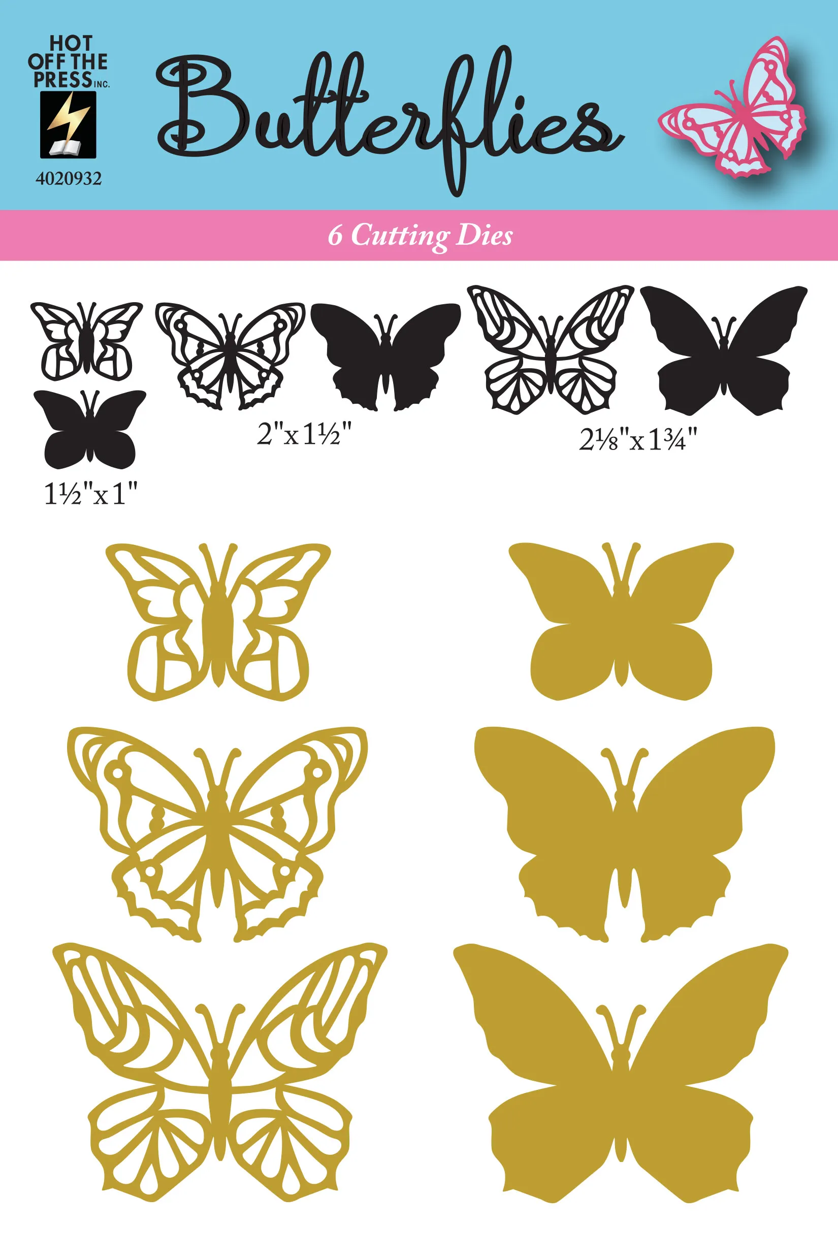 Butterflies Cutting Dies by HOTP