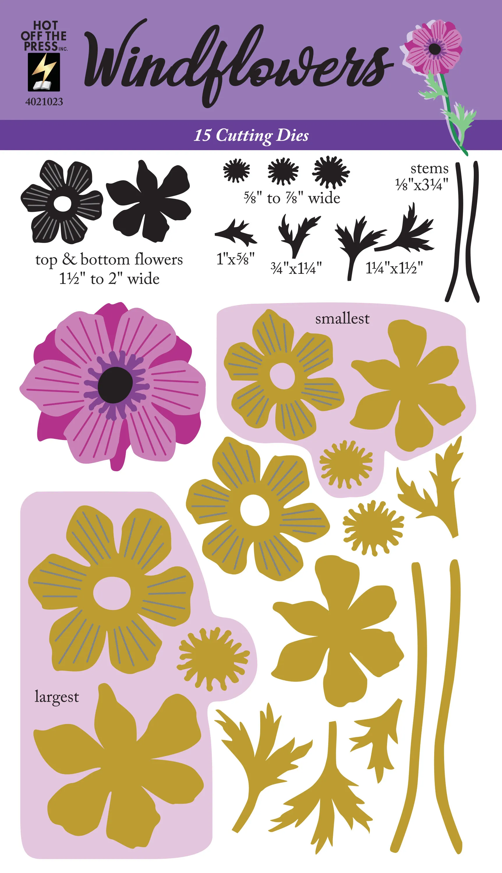 Windflowers Cutting Dies