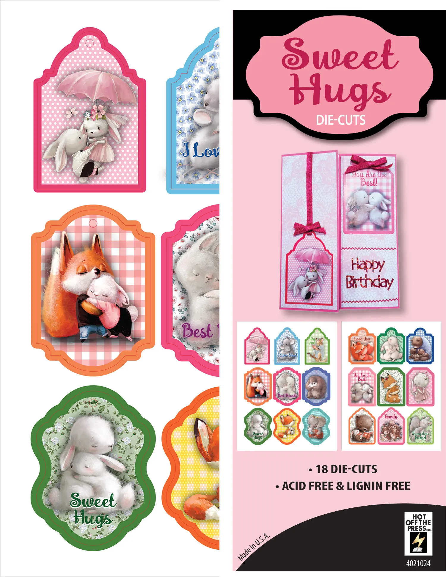 Sweet Hugs Die-Cuts
