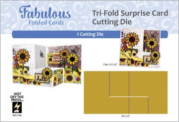 Tri-Fold Surprise Card by Fabulous Folded