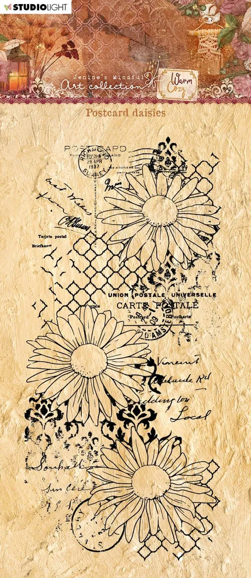 Warm & Cozy Daisies Stamp