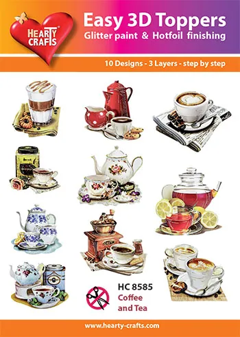 Coffee & Tea 3D Toppers