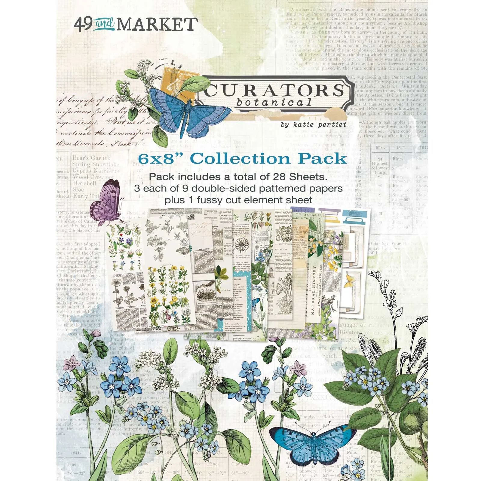 Curators Botanical - 6x8 Collection Paper Pack