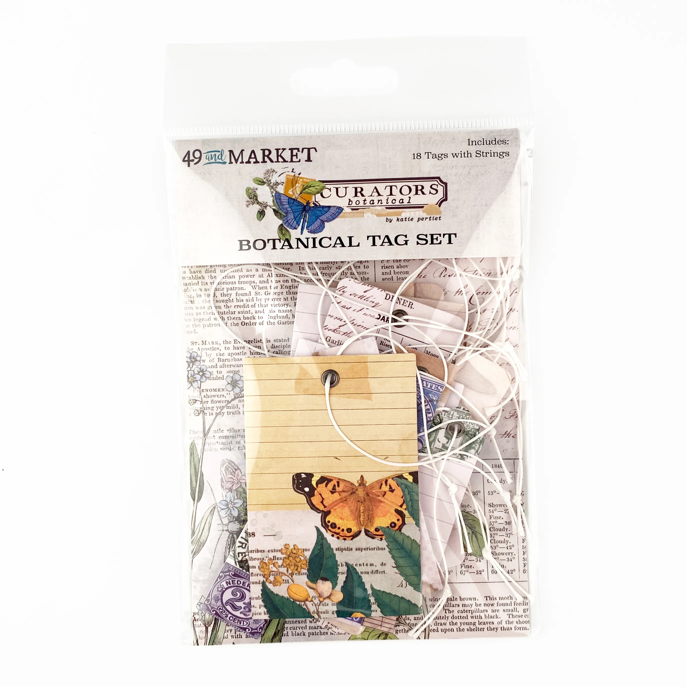 Curators Botanical - Tag Set, 18 pieces