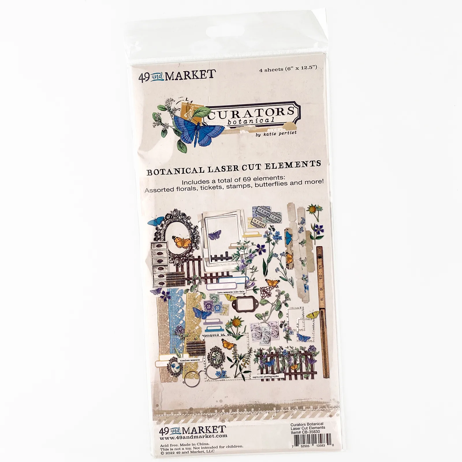 Curators Botanical - Laser Cut Outs, 69 pieces