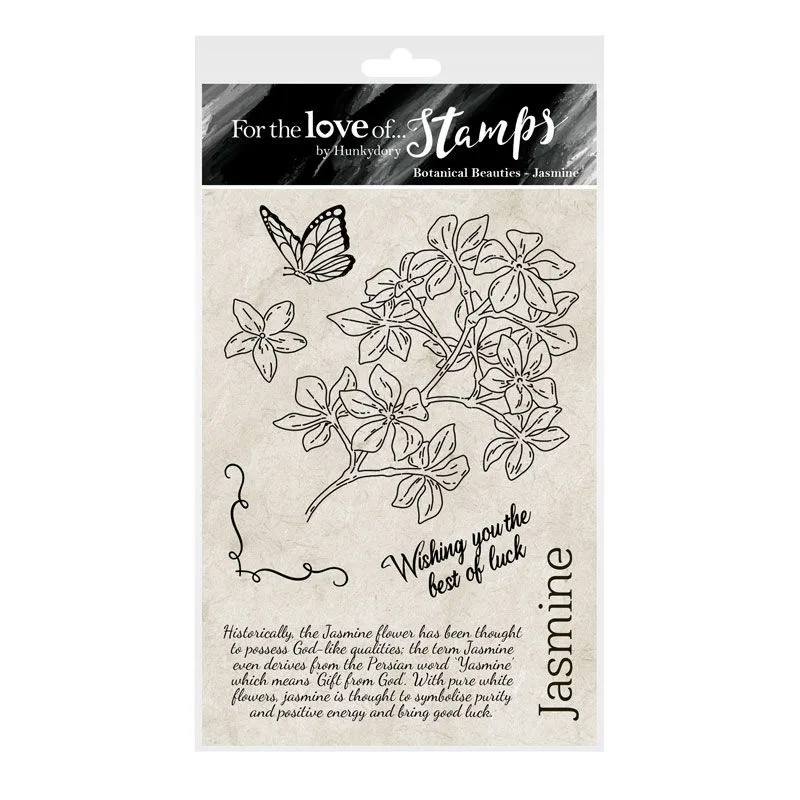 Jasmine A6 Stamp Set For the Love of Stamps Botanical Beauties