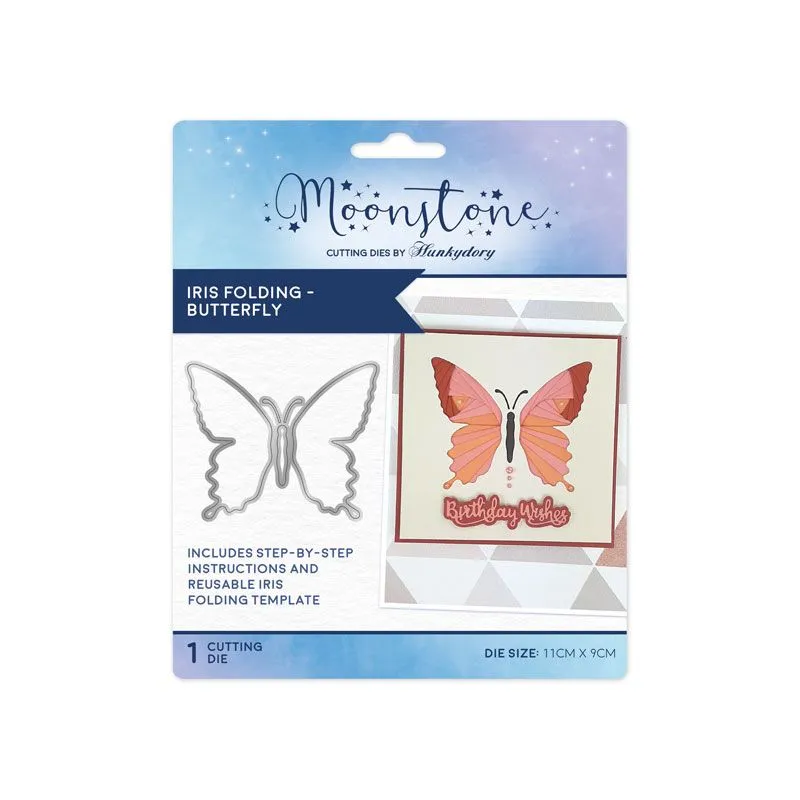 Butterfly Iris Folding Moonstone Dies