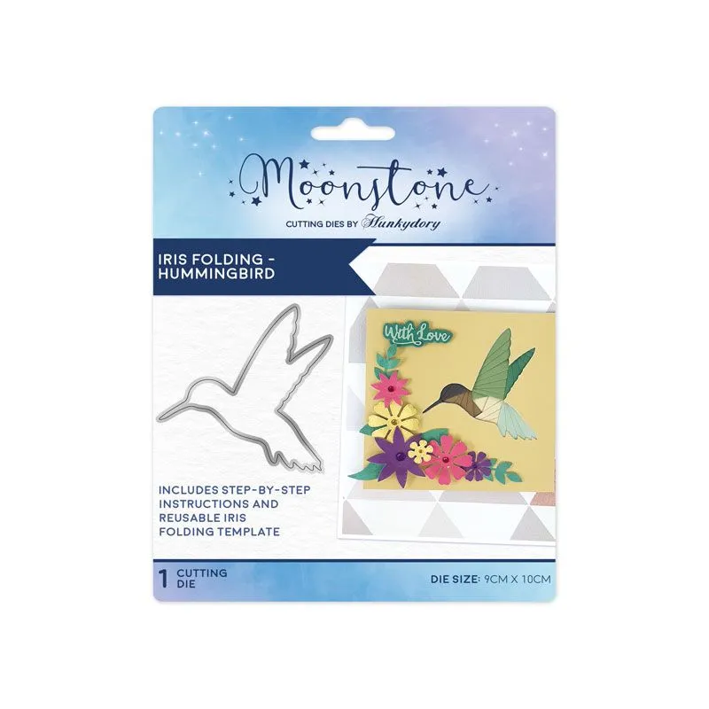Hummingbird Iris Folding Moonstone Dies