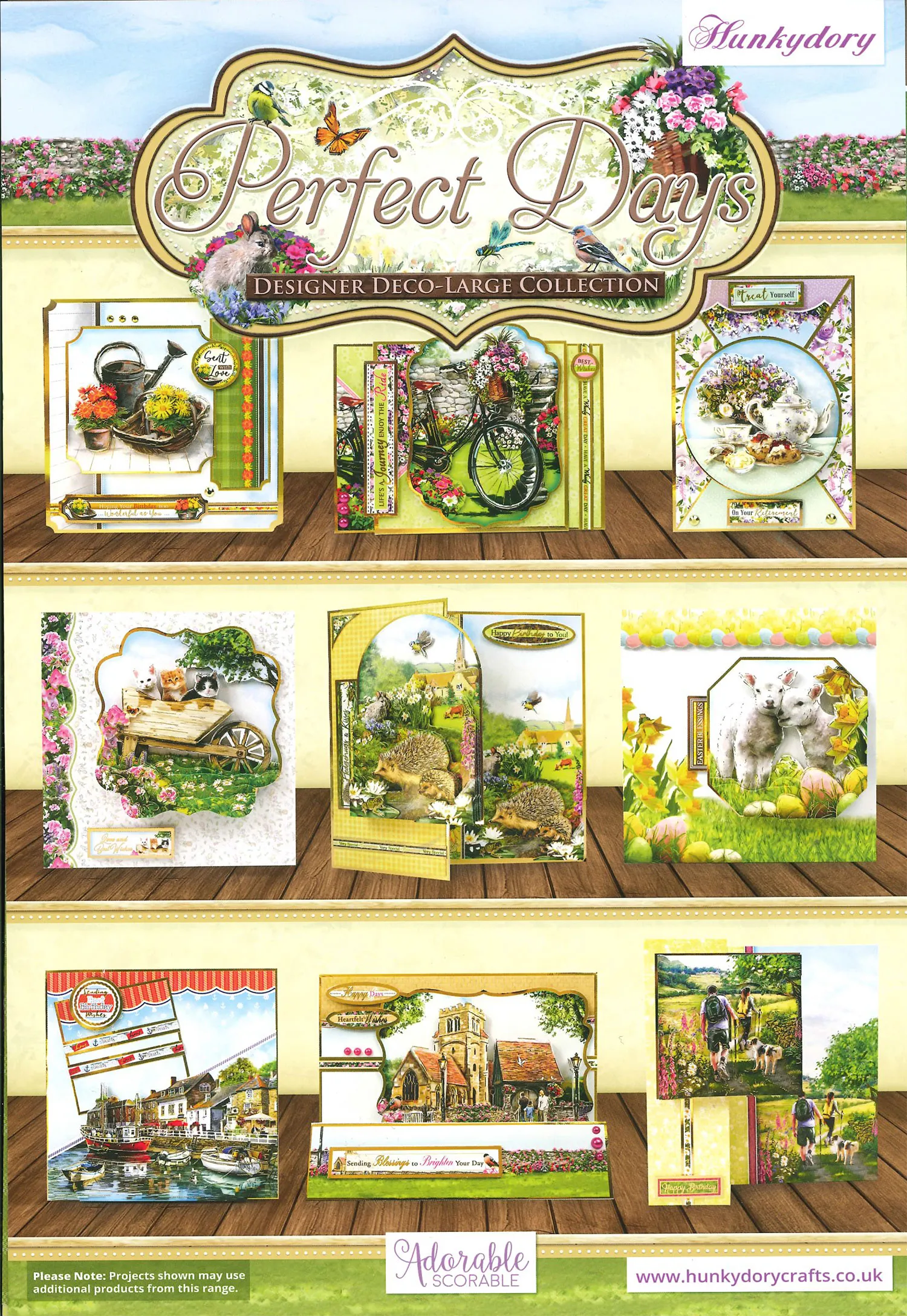 Perfect Days Designer Deco-Large Collection (Bespoke 8 x 1 Version)