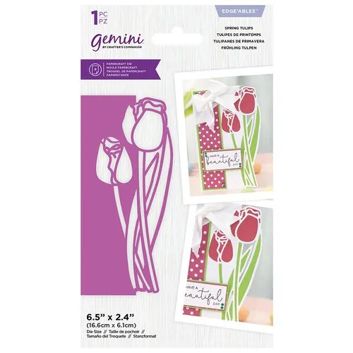 Spring Tulips Edgeable Metal Die