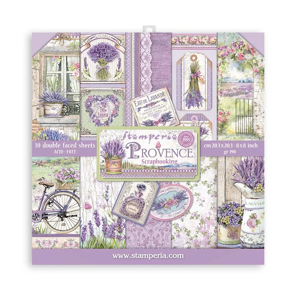 Provence 8x8 Paper Pad, 10 sheets