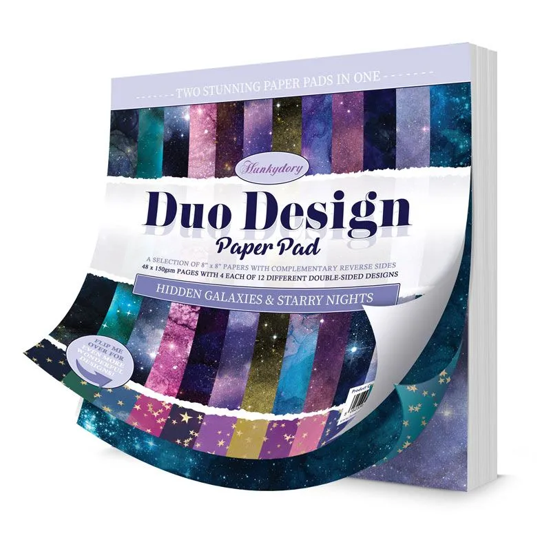 Hidden Galaxies & Starry Nights Duo Design Paper Pad