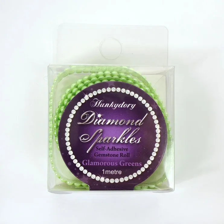 Glamorous Greens Pearl Gemstone Roll, 1,236 pearls