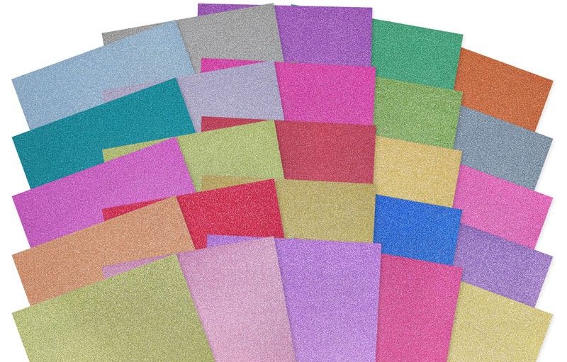 Glitter Cardstock 25 sheets, A4