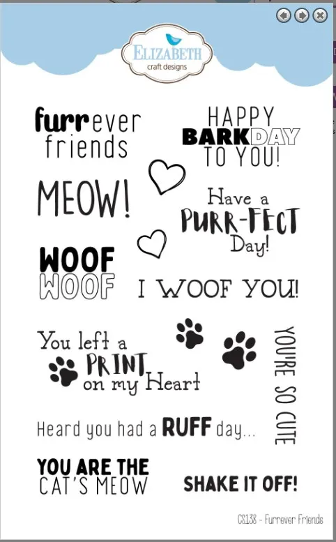 Furrever Friends Clear Stamps