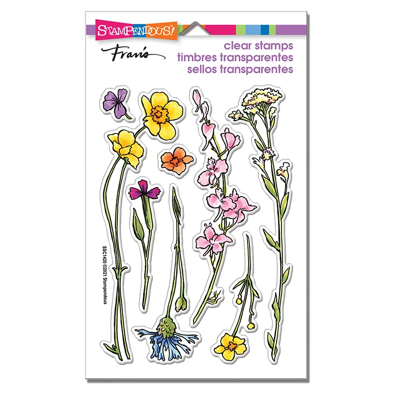 Wildflowers Clear Stamps