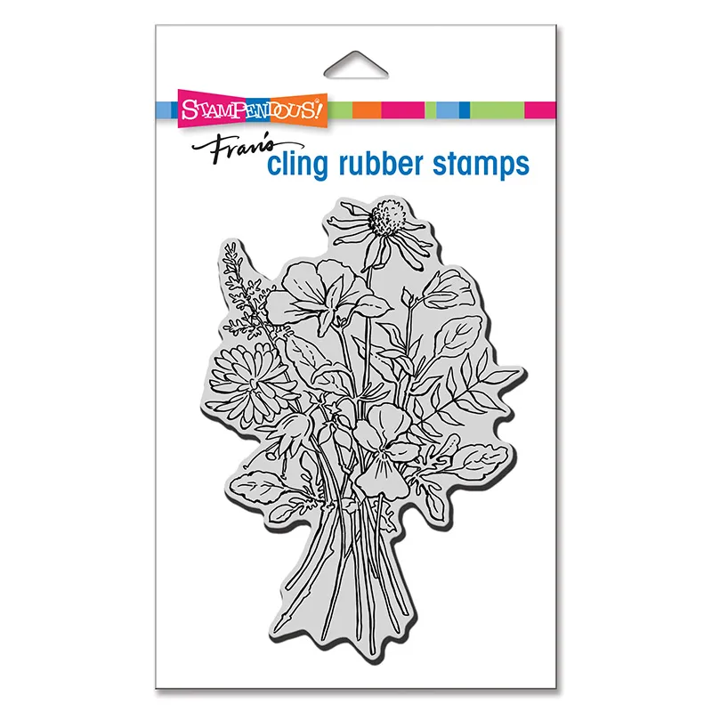 Wild Bunch Cling Rubber Stamp