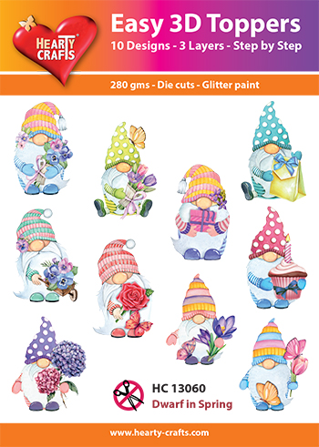 Gnomes 3D Toppers Die-cuts