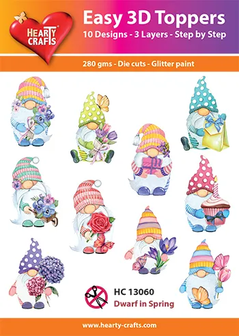 Gnomes 3D Toppers Die-cuts
