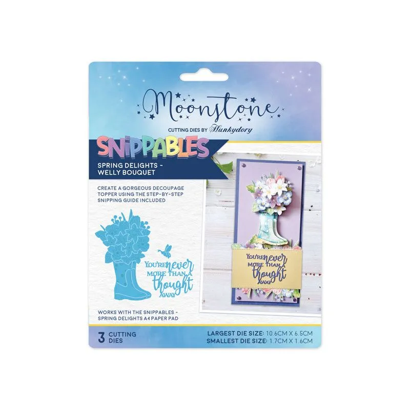 Welly Bouquet Snippables Spring Delights Moonstone Dies
