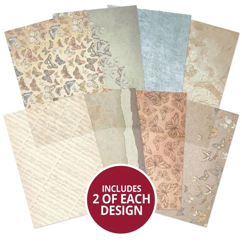 Flight of the Butterflies Printed Parchment