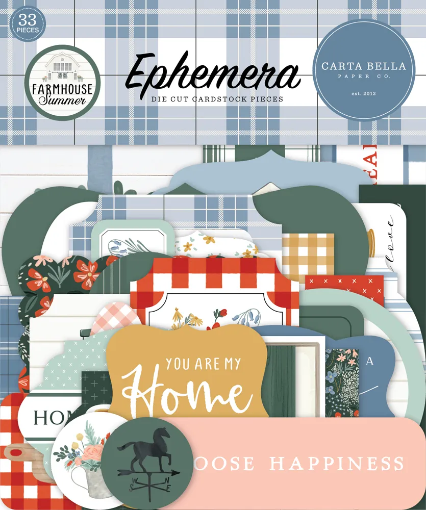 Farmhouse Ephemera, 33 pieces