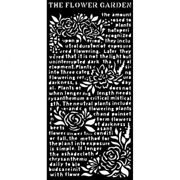 The Flower Garden Stencil