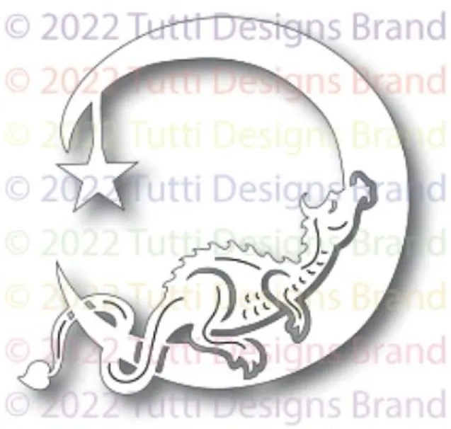 Moon Dragon Cutting Die