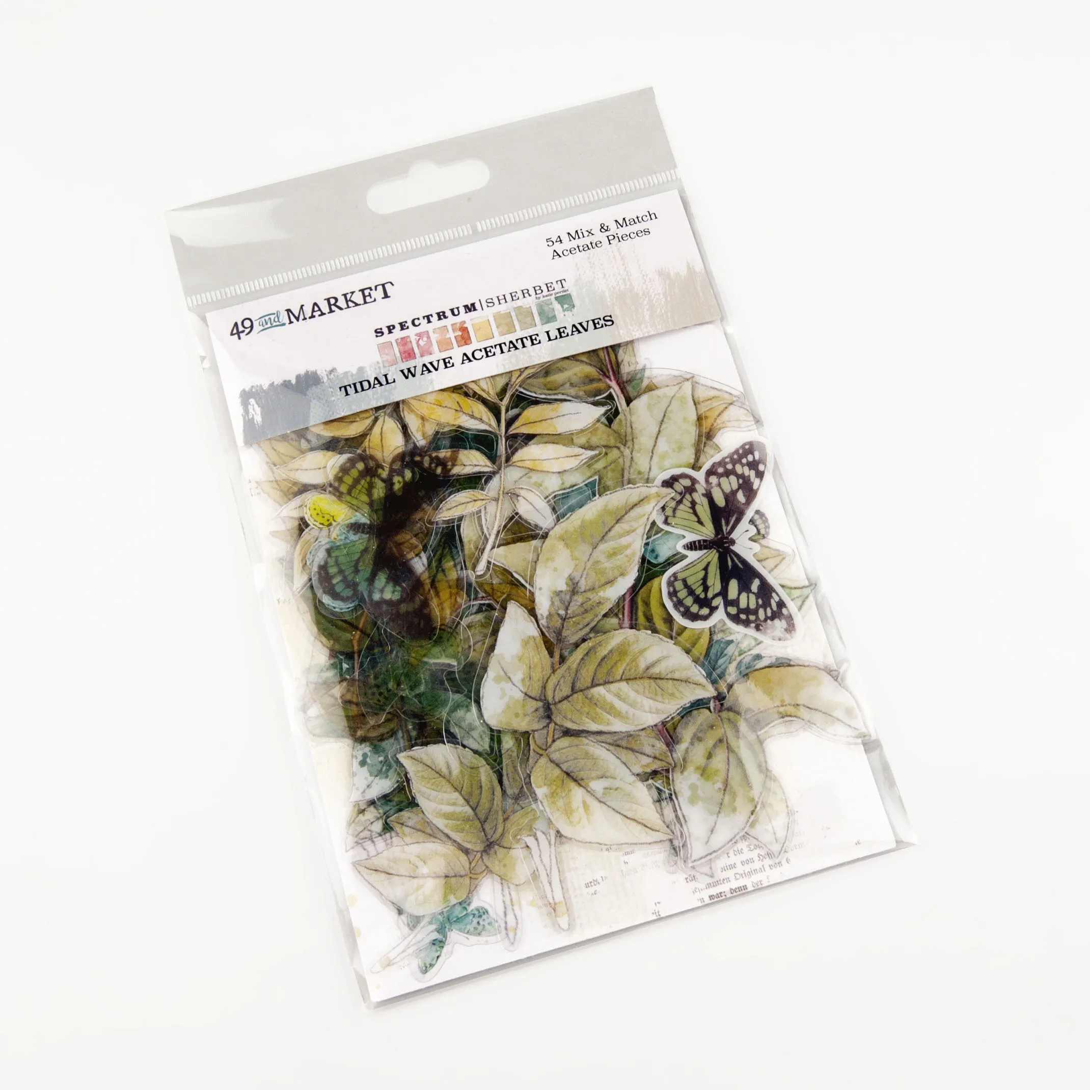 Tidal Wave Acetate Leaves, Spectrum Sherbet