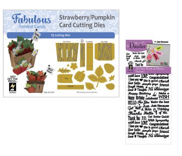 Strawberry/Pumpkin Box Card Dies by Fabulous Folded Money Saver