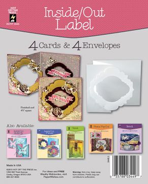 Inside/Out Label Die-Cut Cards