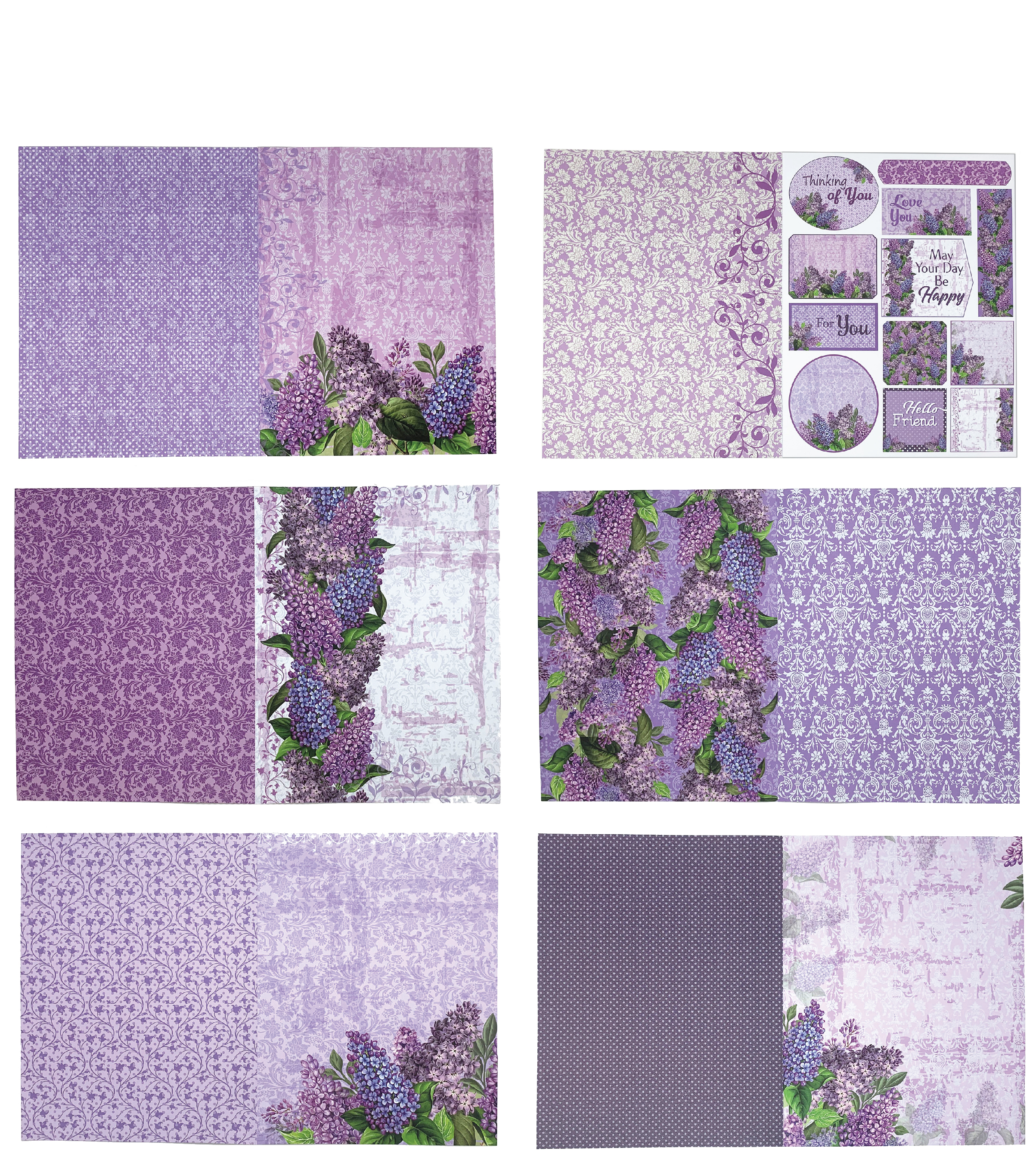 Lilacs in Bloom 8.5x11 Paper Pack