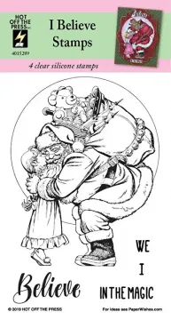 I Believe Clear Stamps, 3 3/4"x4 3/4"
