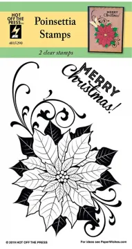 Poinsettia Clear Stamps, 4x6
